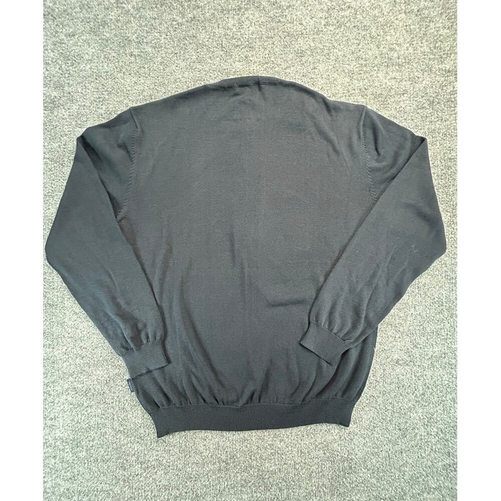 Y2K Nautica Argyle Sweater MNS M NWT Deadstock Cotton Crewneck Vintage 2000s - Picture 2 of 7